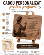 Cadou personalizat premium pentru Profesori
